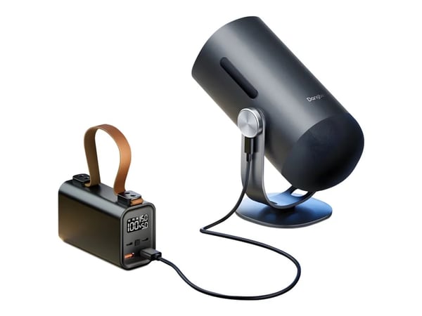 Dangbei Freedo bærbar projektor med stativ grå + PowerBank