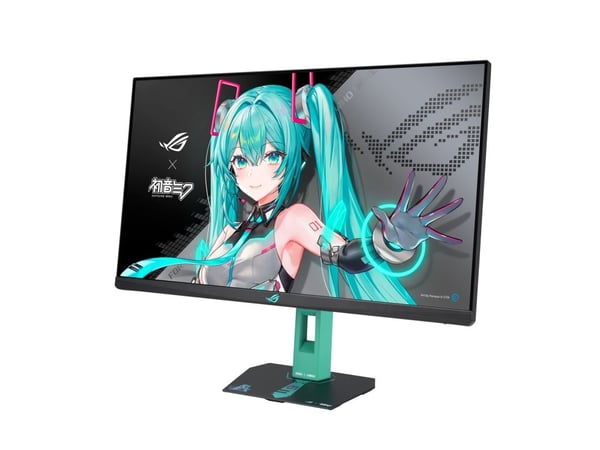 ASUS ROG Strix XG27ACMEG-G Hatsune Miku Edition, 68,6 cm (27"), 2560 x 1440 piksler, Wide Quad HD, LCD, 1 ms, Flerfarvet