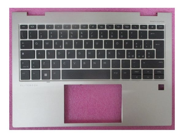 HP - Erstatningstastatur for bærbar PC - bakbelysning - Storbritannia - med toppdeksel - for EliteBook x360 830 G10 Notebook