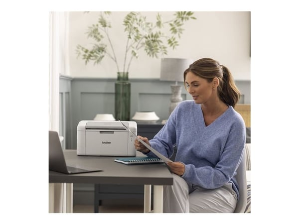 Brother HL-1230W - Skriver - S/H - laser - A4/Legal - 2400 x 600 dpi - inntil 20 spm - kapasitet: 150 ark - USB 2.0, Wi-Fi(n)