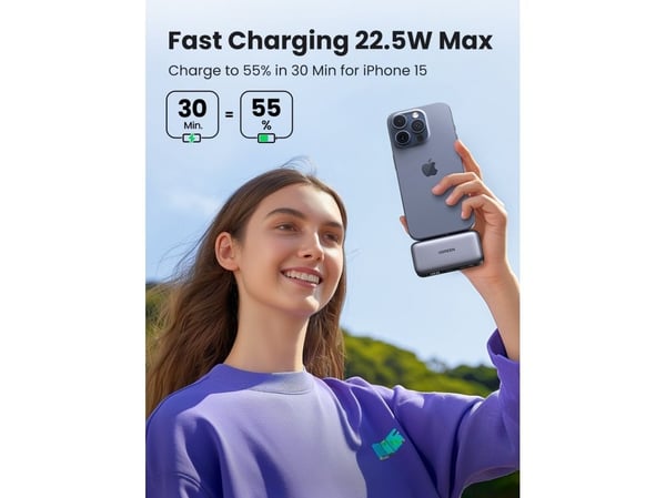 Ugreen 35338, 5000 mAh, Grå