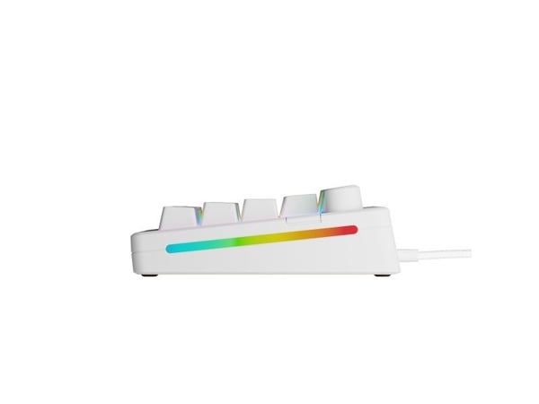 Glorious Gaming GMMK 3 65% Prebuilt, Koblet med ledninger (ikke trådløs), USB, Mekanisk nøkkelbryter, QWERTY, RGB LED, Hvit