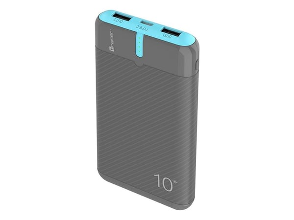 Tracer EnerGo, 10000 mAh, 3,7 V, sininen, harmaa