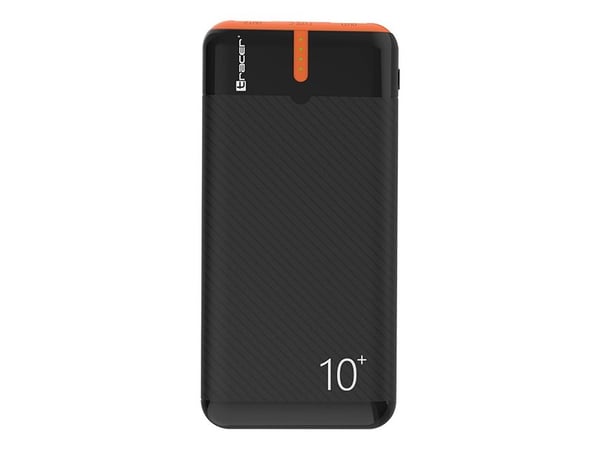 Tracer EnerGo, 10000 mAh, 3,7 V, Sort, Oransje