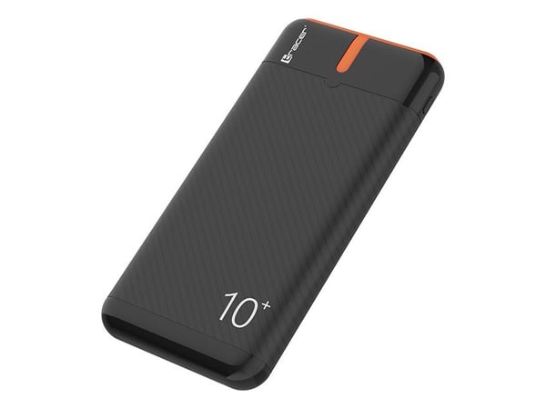 Tracer EnerGo, 10000 mAh, 3,7 V, Sort, Oransje