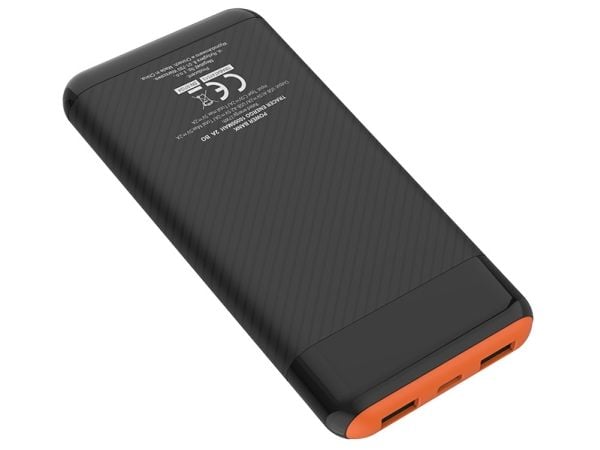 Tracer EnerGo, 10000 mAh, 3,7 V, Sort, Oransje