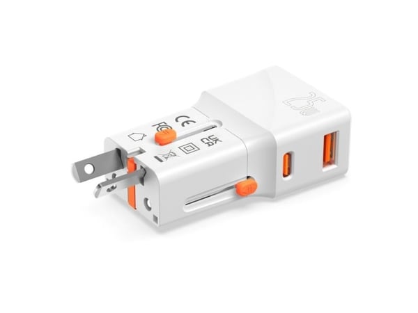 4smarts 541646, Innendørs, AC, 12 V, Oransje, Hvit