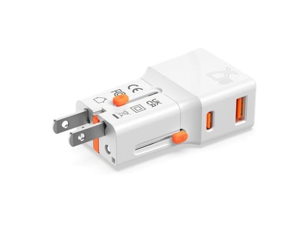 4smarts 541646, Innendørs, AC, 12 V, Oransje, Hvit