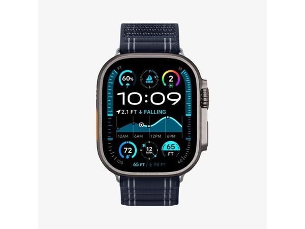 Spigen WBF0, Band, Smartwatch, Marinblå, Apple, Apple Watch (44/45mm), Apple Watch 10/11 (46mm), Apple Watch Ultra (49mm), Nylon