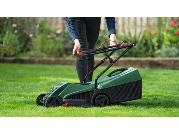 Bosch EasyRotak 32-205, Perässäkäveltävä ruohonleikkuri, 32 cm, 25 cm, 65 cm, Leikkuuterät, 31 L