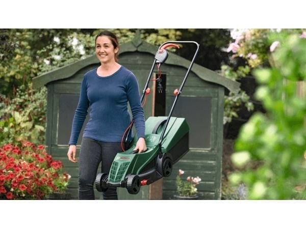 Bosch EasyRotak 32-205, Perässäkäveltävä ruohonleikkuri, 32 cm, 25 cm, 65 cm, Leikkuuterät, 31 L