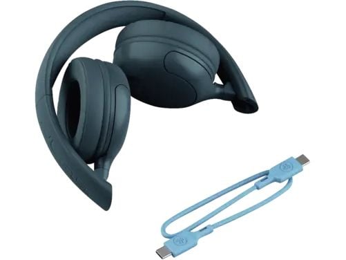 JLab Studio 2, Trådløs, Samtaler/musikk, 20 - 20000 Hz, 196 g, Hodesett, Blå
