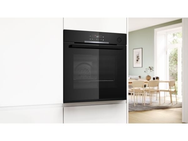 Bosch Serie 4 HRG312BB4, Medium, Elektrisk ovn, 71 l, 3600 W, 71 l, Vifteaktivert