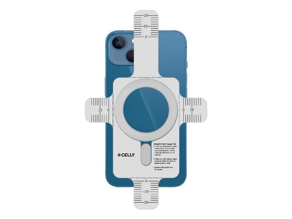 Celly MAGCADAPTERWH, Magnetisk ring, Hvit, Plast, Universell, 10 g