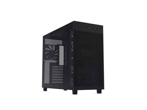 ASUS - - sidepanel med vindu (herdet glass) - ingen strømforsyning - USB/lyd