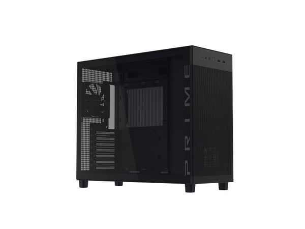 ASUS - - sidepanel med vindu (herdet glass) - ingen strømforsyning - USB/lyd