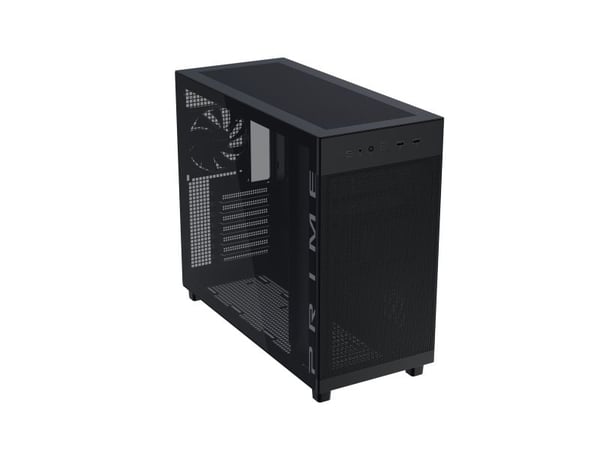 ASUS - - sidepanel med vindu (herdet glass) - ingen strømforsyning - USB/lyd