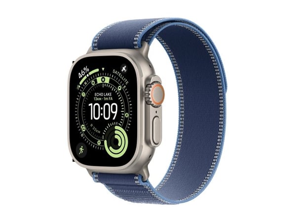 Apple Watch Ultra 3 , OLED, Berøringsskjerm, 64 GB, Wi-Fi, GPS, 61,6 g