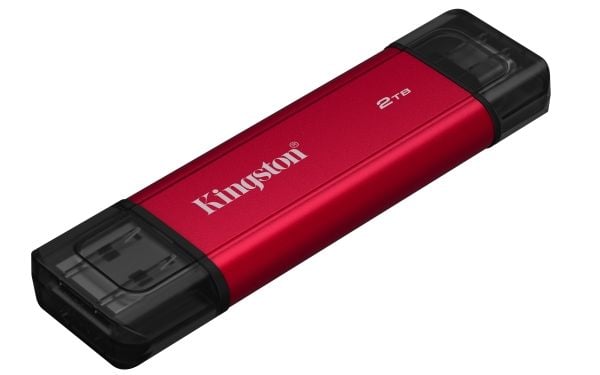 Kingston Dual - SSD - 2 TB - ekstern (bærbar) - USB 3.2 Gen 2
