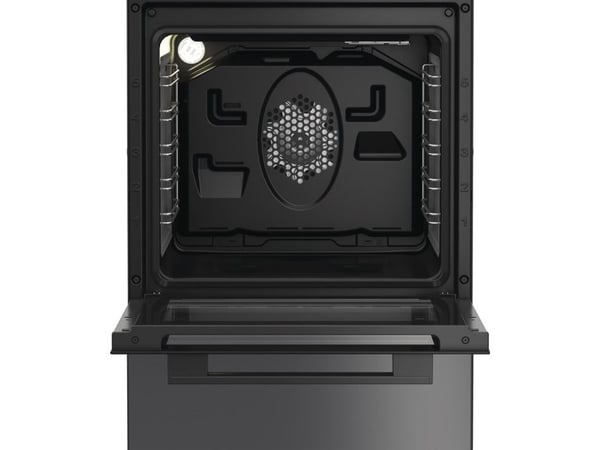 Whirlpool W5V8LCSA - Komfyr - med dampfunksjon - frittstående - bredde: 50 cm - dybde: 60 cm - høyde: 85 cm - med selvrens - antrasitt