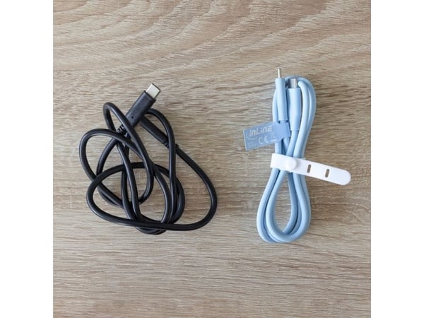 InLine 35891B, 1 m, USB C, USB C, USB 2.0, 0,48 Gbit/s, sininen, sininen