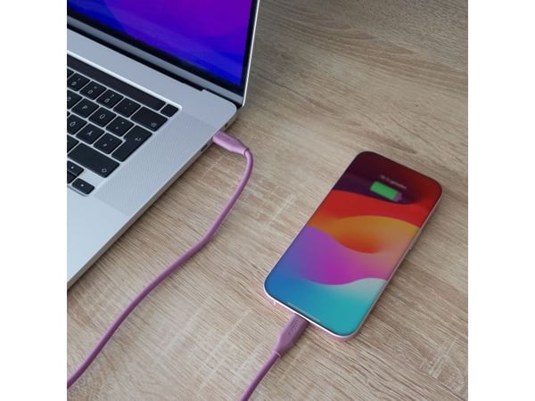 InLine 35892P, 2 m, USB C, USB C, USB 2.0, 0,48 Gbit/sek, Fiolett