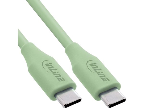 InLine 35895G, 0,5 m, USB C, USB C, USB 2.0, 0,48 Gbit/s, Vihreä