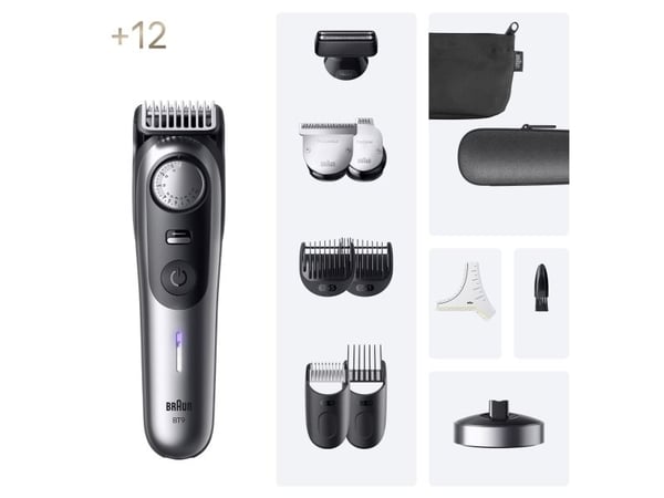 Barzdaskutė Braun Series 9 partatrimmeri, BT9560, Kromi