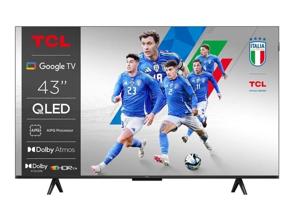 TCL 43P79K - 43" Diagonal klass (42.5" visbar) - P79K Series LED-bakgrundsbelyst LCD-TV - QLED - Smart TV - Google TV - 4K UHD (2160p) 3840 x 2160 ...