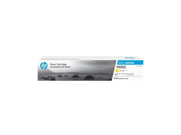 HP CLT-Y406S - Gul - original - tonerpatron (SU462A) - for Samsung CLX-3300, 3302, 3303, 3304, 3305, 3306, 3307, SCX-3300, 3301, 3305, 3306
