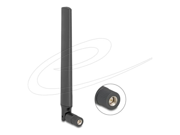 Delock - Antenne - dipol - mobiltelefon - 4.7 dBi - rundtstrålende - skruemontering, innendørs