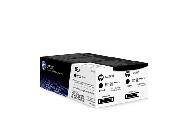 HP 85A - 2-pack - svart - original - LaserJet - tonerpatron (CE285AD)