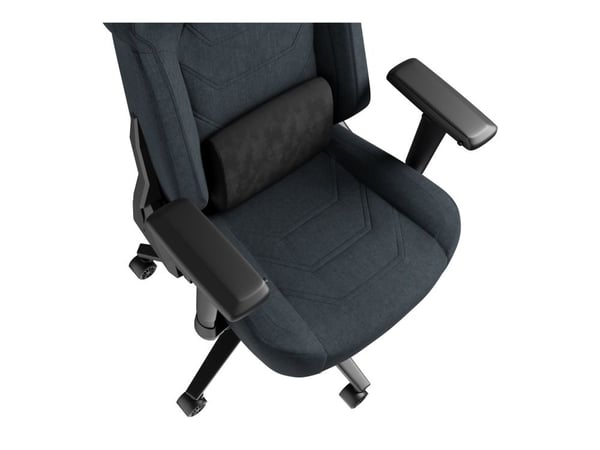 Genesis Nitro 800 - Spillestol - ergonomisk - rektangulær - armlener - T-formet - tipping - stoff - svart, grå