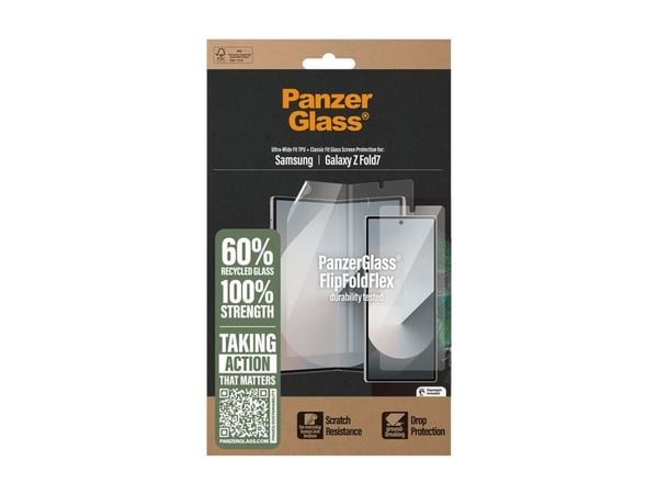PanzerGlass - Skjermbeskyttelse for mobiltelefon - glass og film - for Samsung Galaxy Z Fold7