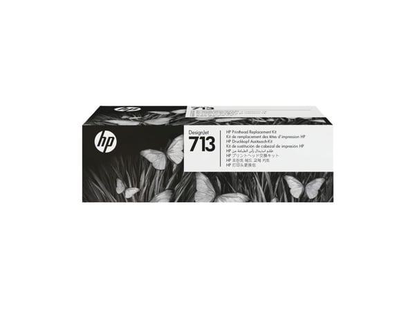 HP 713 - 4-pack - gul, cyan, magenta, pigmentert svart - original - DesignJet - byttesett for skriverhode - for DesignJet Studio, T210, T230, T250,...