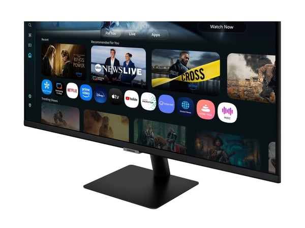 Samsung S32FM700UU - M70F Series - LED-skjerm - Smart - 32" - 3840 x 2160 4K UHD (2160p) @ 60 Hz - VA - 300 cd/m² - 3000:1 - HDR10 - 4 ms - 2xHDMI,...