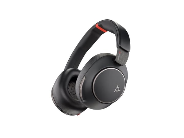 HP Poly Voyager Surround 85 - Voyager Surround 80 series - hodesett - full størrelse - Bluetooth - trådløs - aktiv støydemping - USB-C via Bluetoot...
