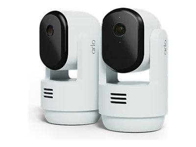 Arlo Essential 3 - Nettverksovervåkingskamera - PTZ - innendørs - farge (Dag og natt) - 3 MP - 2304 x 1296 - lyd - trådløs - Wi-Fi (en pakke 2)