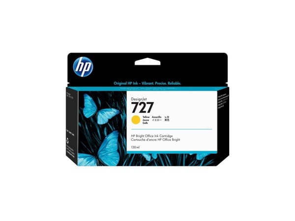 Mustekasetti hp 727 b3p21a, 130 ml, keltainen