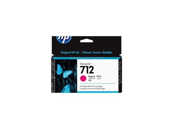 HP 712 - 29 ml - magenta - original - DesignJet - blekkpatron - for DesignJet Studio, T210, T230, T250, T630, T650