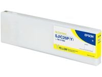 Epson SJIC26P(Y): Ink cartridge for ColorWorks C7500 (Yellow), Keltainen, Väriainepohjainen muste, 1 kpl