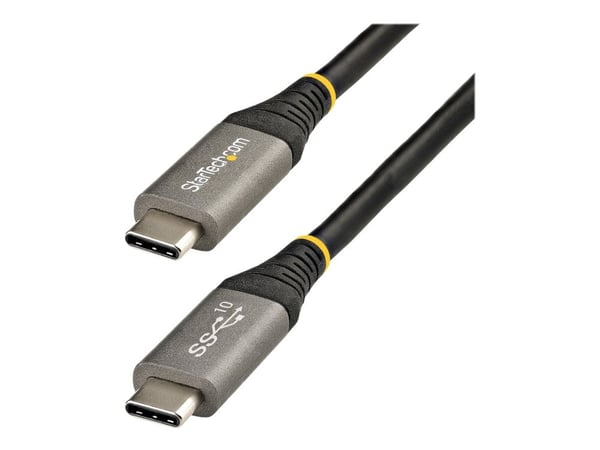 StarTech 3ft (1m) USB C Cable 10Gbps, USB-IF Certified USB-C Cable, USB 3.1/3.2 Gen 2 Type-C Cable, 100W (5A) Power Delivery Charging, DP Alt Mode,...