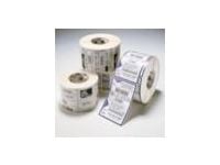 Zebra Z-Band Direct Next Generation - Polypropylen (PP) - permanent akryl-adhesiv - belagt - perforert - hvit - 25.4 x 279.4 mm 1200 stk (6 rull(er...