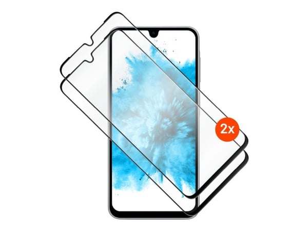 FIXED - Skjermbeskyttelse for mobiltelefon - full cover, with applicator - 2.5D - glass - rammefarge svart