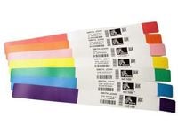 Zebra Z-Band Splash - Röd - 25.4 x 254 mm 350 etikett (er) (1 rulle/rullar x 350 vattentät armbandsetikett - för LP 2824 Plus