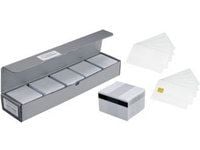 Evolis Classic Blank Cards - Polyvinylklorid (PVC) - 20 milli-incher - hvit - 100 kort kort (en pakke 5) - for Evolis Dualys Basic, Dualys Mag ISO,...