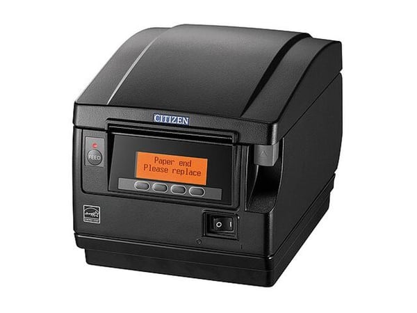 Citizen CT-S851III - Kvitteringsskriver - direktetermisk - Rull (8,25 cm) - 203 dpi - inntil 500 mm/sek - USB 2.0 - kutter - svart
