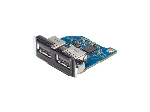 HP Flex IO V2 Card - 2 x USB 3.1 Gen1-port - for EliteDesk 800 G6, 805 G6; ProDesk 400 G6 (mini desktop), 400 G7, 405 G6, 600 G6; Workstation Z1 G6...