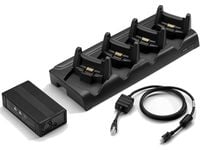 Zebra 4-Slot Ethernet Cradle Kit - Dokkingstasjon - Ethernet - for Zebra WT4090