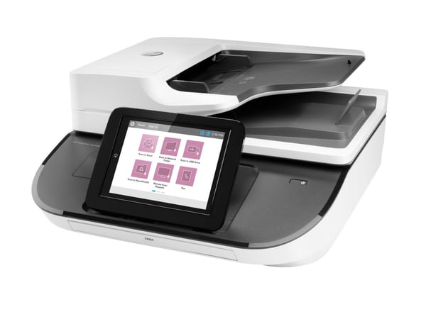 HP Digital Sender Flow 8500fn2 - Dokumentskanner - flatvogn: CCD / ADF: CIS - Dupleks - 216 x 864 mm - 600 dpi x 600 dpi - inntil 92 spm (mono) / i...